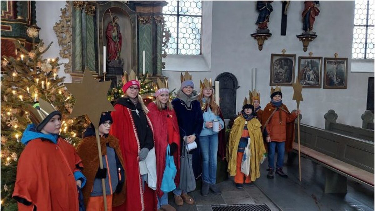 Sternsinger-Aktion 2025 in Hahn am See