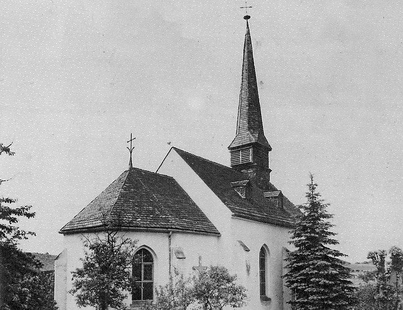 St. Josef mit hohem Turm, Bild aus dem Jahre 1937